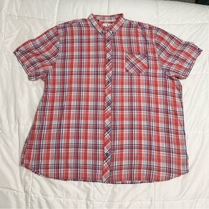 i jeans by Buffalo Plaid Casual Button Down Shirt SZ 3X Price Firm